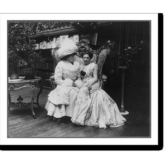 Historic Print, Evalyn McLean and motherinlaw Emily (Beale) McLean