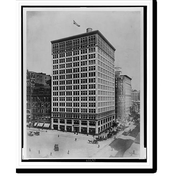 Historic Print, Everett Bldg. 4th Ave & 17th St., 16" x 20"