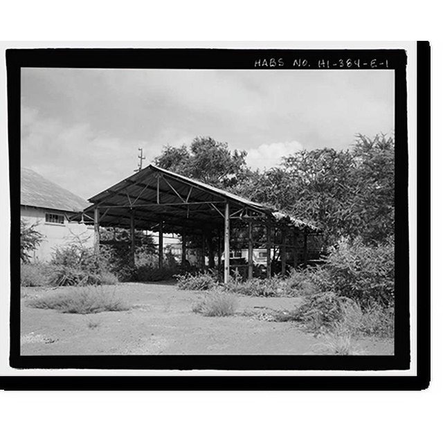Historic Print, Ewa Plantation Company Industrial Center, Iron & Steel