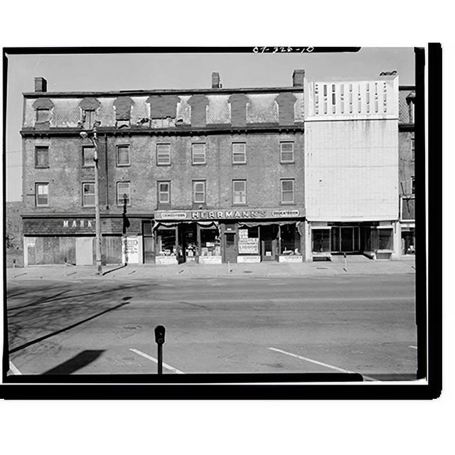 Historic Print, Exchange Block, 108150 Main Street, Middletown