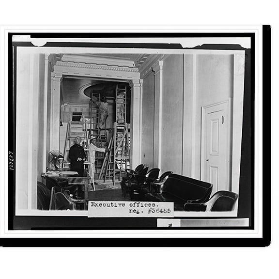 Historic Print, Executive offices, 18" x 24"
