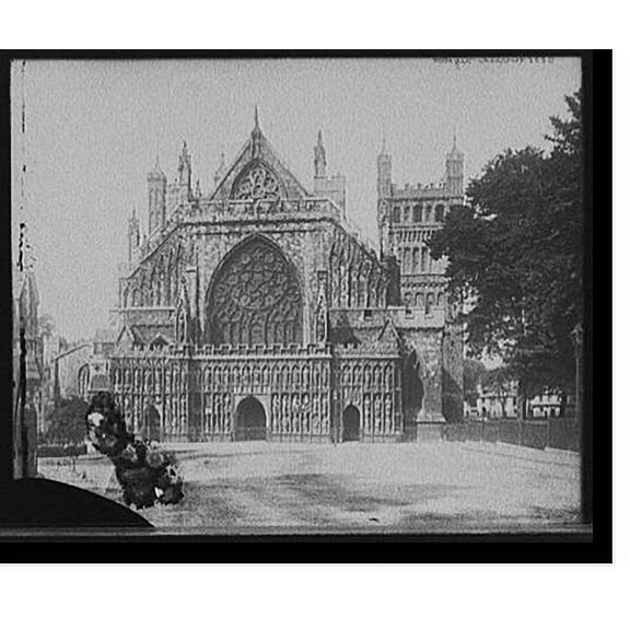 Historic Print, Exeter Cathedral - 3, 18" x 24"