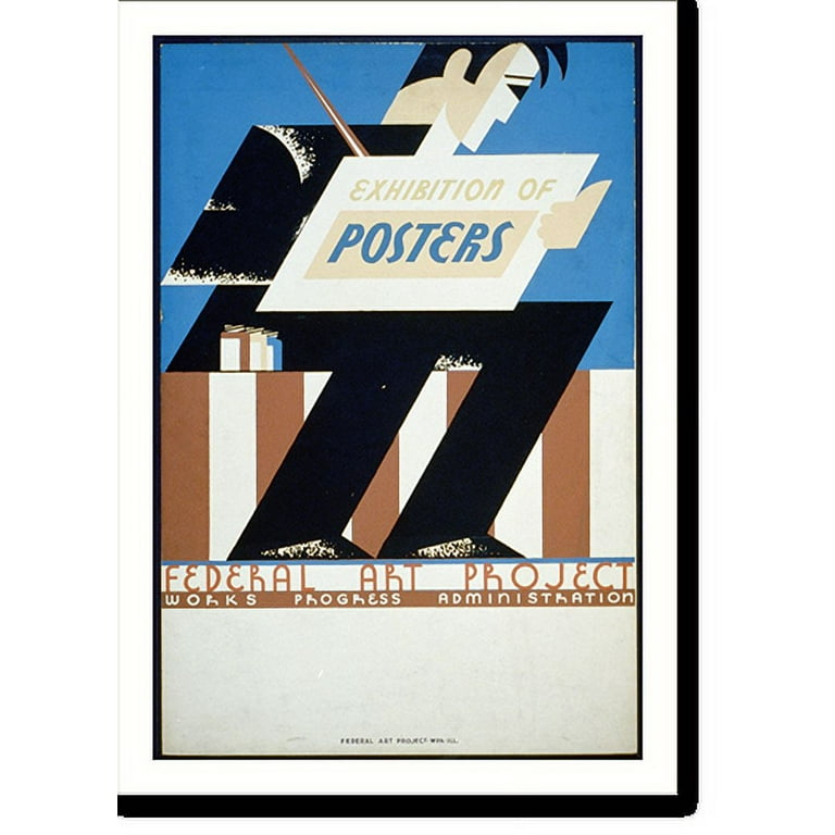 Historic Print, Exhibition of posters - Federal Art Project Works