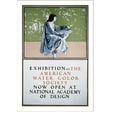 thumbnail image 1 of Historic Print, Exhibition of the American Water Color Society, now open at National Academy of Design.M.P., 16" x 20", 1 of 3