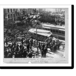 Historic Print, Explosion at Tremont & Boylston St., [Boston], Mar. 4, 1897, 18" x 24"