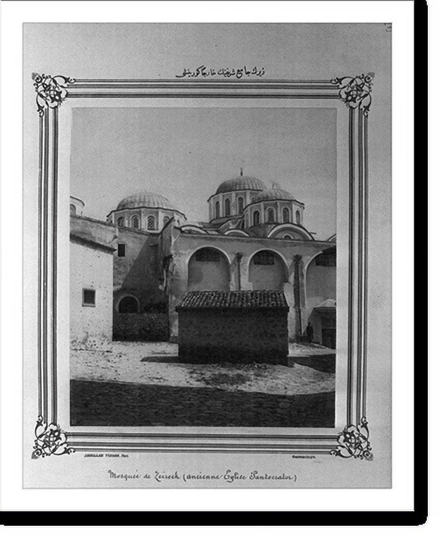 Historic Print, [Exterior view of the Zeyrek Camii (mosque)].Abdullah ...