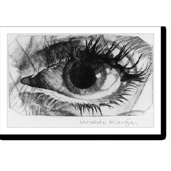 Historic Print, Eye, 18" x 24"
