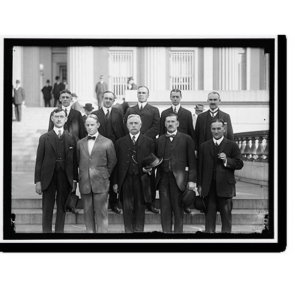 Historic Print, FEDERAL RESERVE SYSTEM. DISTRICT GOVERNORS OF FEDERAL RESERVE: E.R. FRANCHER, CLEVELAND, DIST. 4; GEORGE J. SEAY, RICHMOND, DIST. 5; JOSEPH A. McCORD, ATLANTA, DIST. 6; …16" x 20"