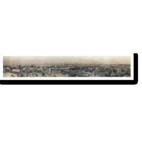 Historic Print, FL Key West 1912 PHOTO, Width 11" x Length 49"
