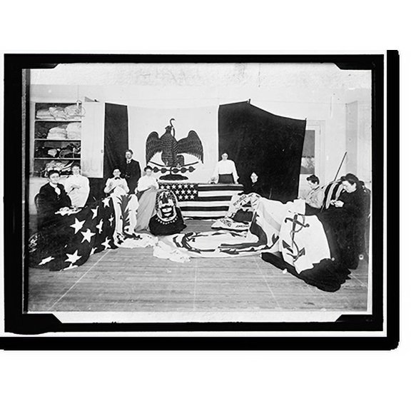 Historic Print, FLAG FACTORY, 16" x 20"