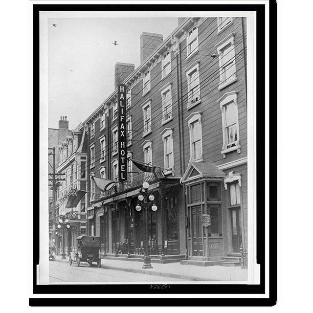 Historic Print, [Facade of the Hotel Halifax where Leo Koretz, alleged