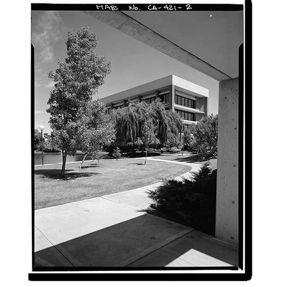 Historic Print, Fairfield City Hall, 1000 Webster Street, Fairfield, Solano County, CA - 2, 16" x 20"