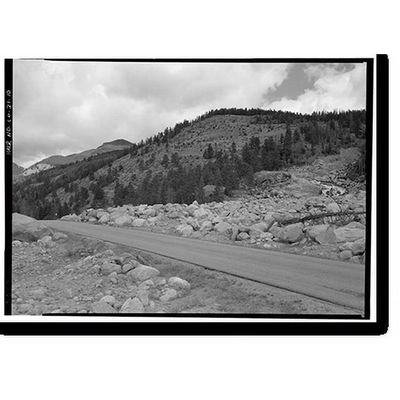 Historic Print, Fall River Road, Between Estes Park & Fall River Pass, Estes Park vicinity, Larimer County, CO - 10, 16" x 20"