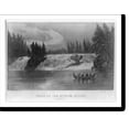 Historic Print, Falls of the Ottawa River Canada, 16" x 20"