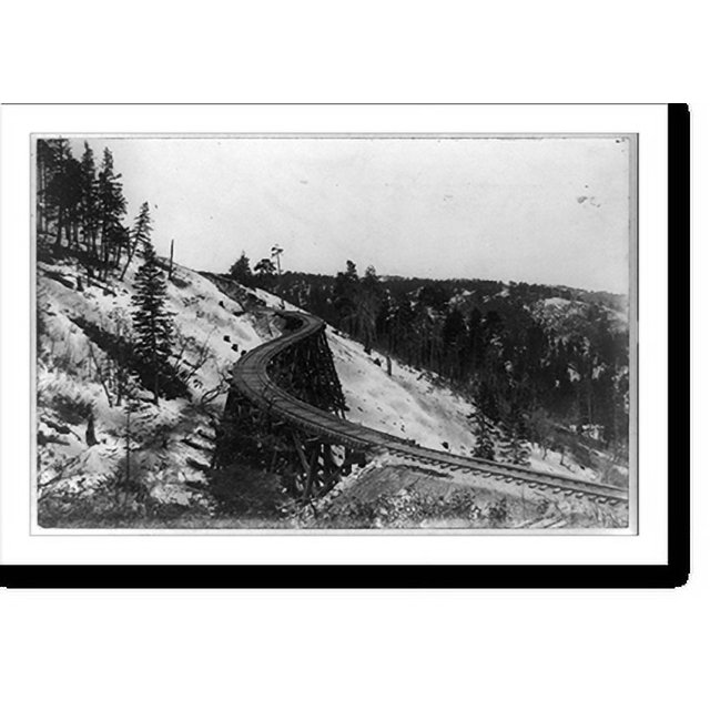 Historic Print, [Famous S bridge, Alamogordo to Cloudcroft, New Mexico