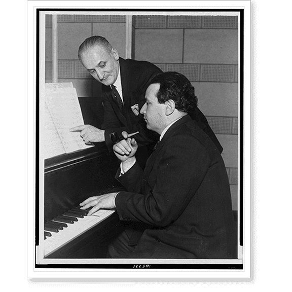 Historic Print, Famous french composer gives concert in Chicago, 18" x 24"