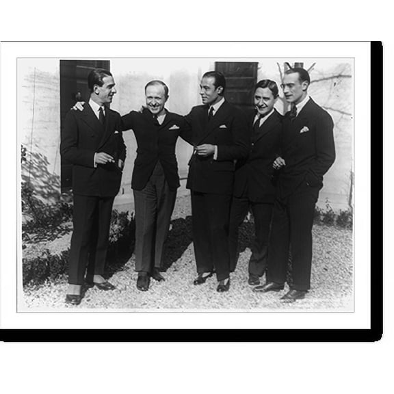 Historic Print, Famous movie sheik in Washington, 18" x 24"