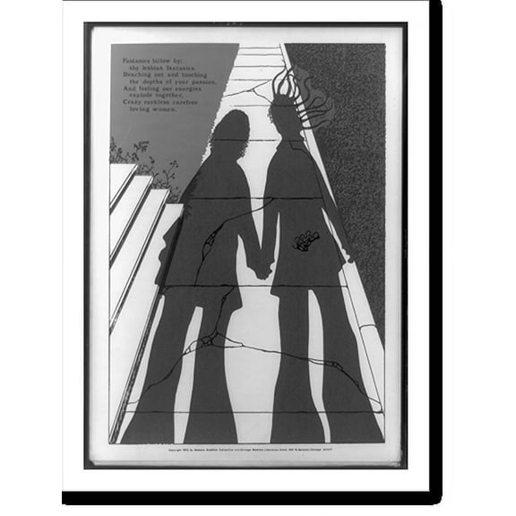 Historic Print, Fantasies billow by shy lesbian fantasies ..., 18" x 24"