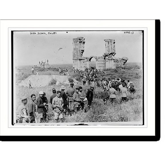Historic Print, Farm school, Philippi, 16" x 20"