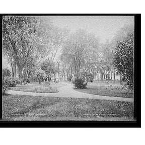 Historic Print, Fayette Park, Syracuse, N.Y., 18" x 24"