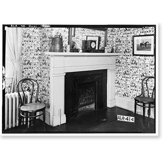 Historic Print, Fearn-Garth House, 517 Franklin Street, Huntsville, Madison County, AL - 11, 16" x 20"