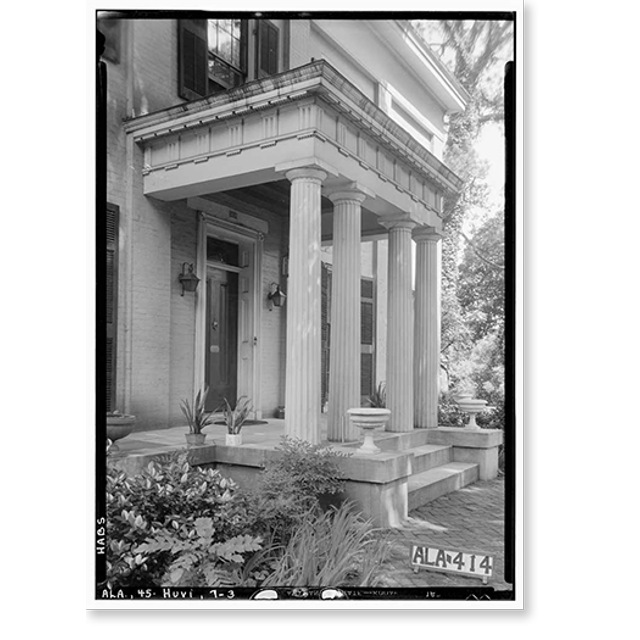 Historic Print, FearnGarth House, 517 Franklin Street, Huntsville