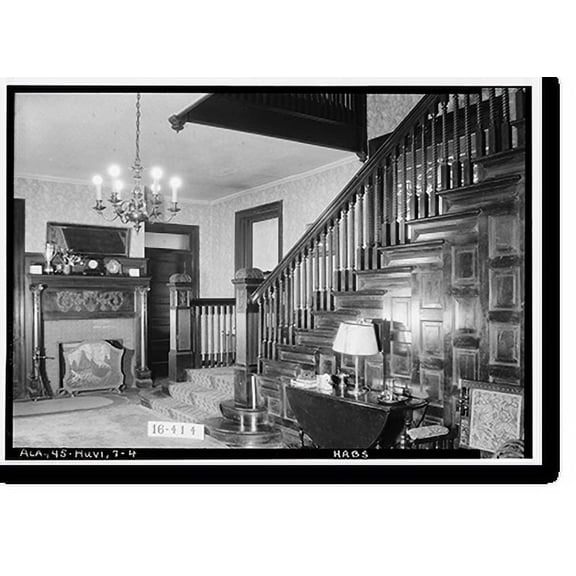 Historic Print, Fearn-Garth House, 517 Franklin Street, Huntsville, Madison County, AL - 4, 16" x 20"