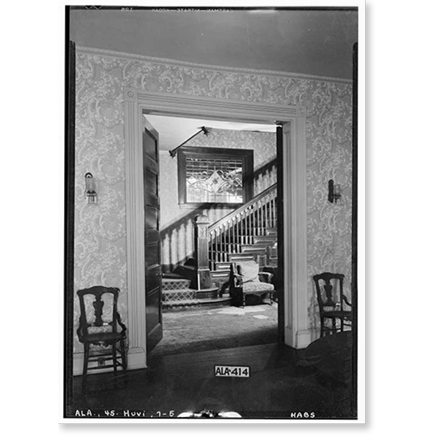 Historic Print, FearnGarth House, 517 Franklin Street, Huntsville