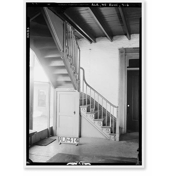 Historic Print, Fearn-Garth House, 517 Franklin Street, Huntsville, Madison County, AL - 6, 16" x 20"