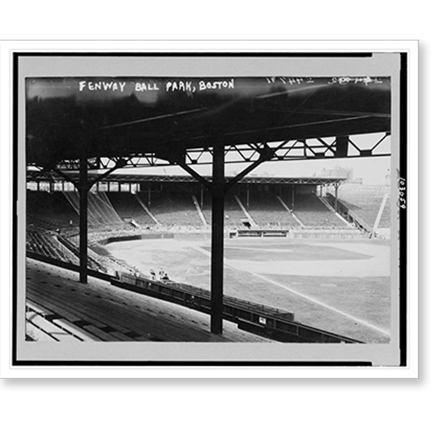 Historic Print, Fenway Ball Park, Boston, 16" x 20"
