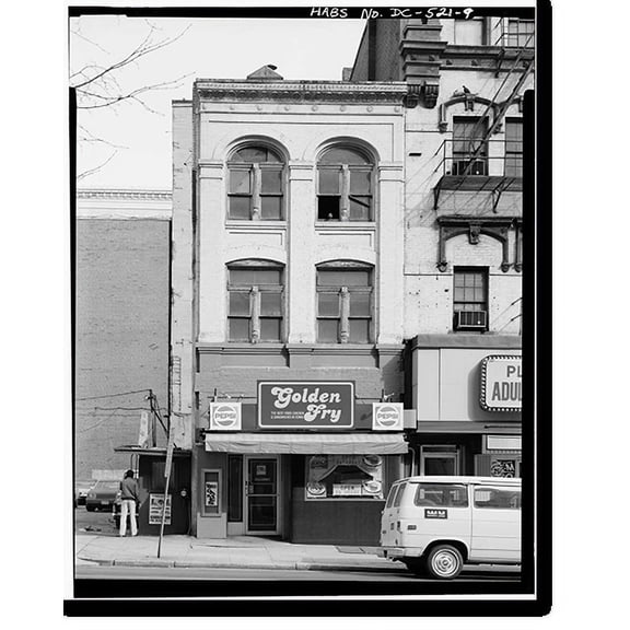 Historic Print, Ferree Building, 417 Ninth Street, Northwest, Washington, District of Columbia, DC - 9, 18" x 24"