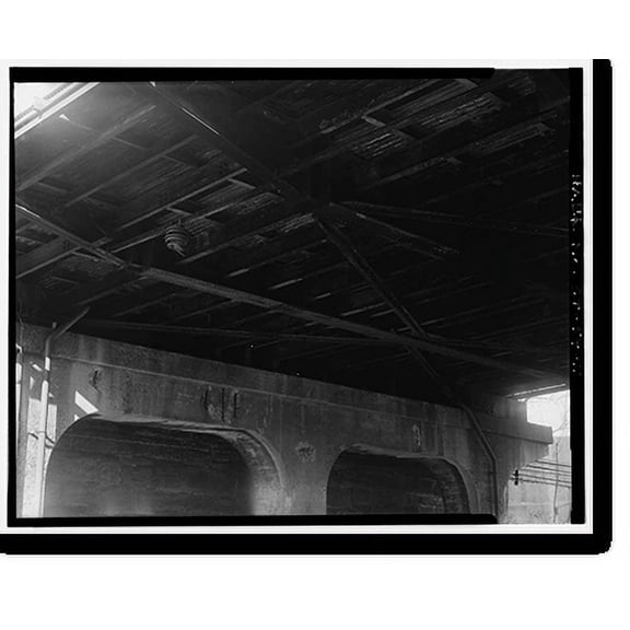 Historic Print, Ferry Street Railroad Bridge, Ferry Street over New Haven Railroad, New Haven, New Haven County, CT - 11, 16" x 20"