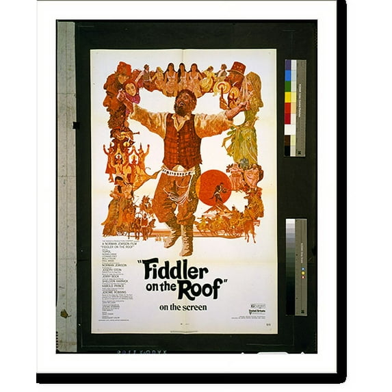 Historic Print, Fiddler on the roof"", 18" x 24"