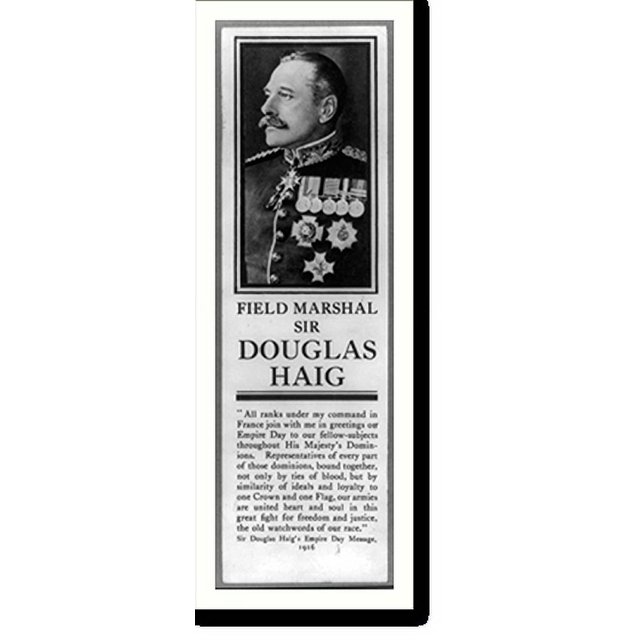 Historic Print, Field Marshal Sir Douglas Haig, 18" x 24"
