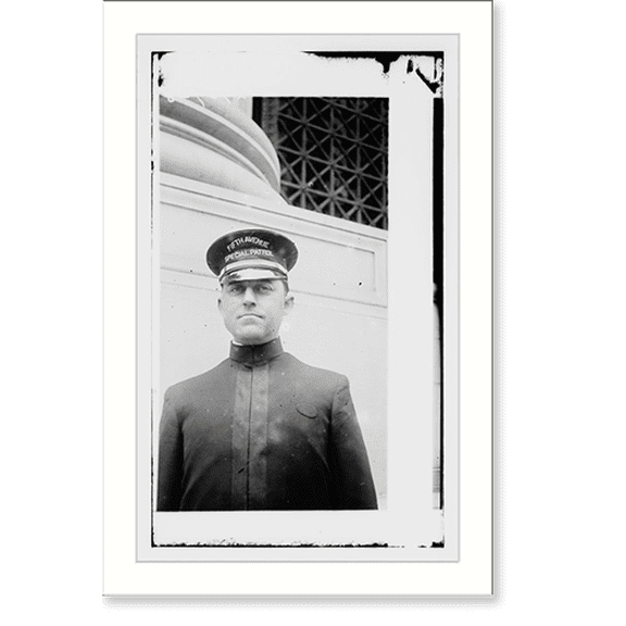 Historic Print, Fifth Ave. Police, 16" x 20"