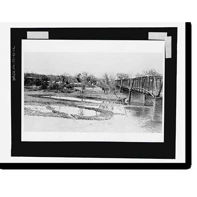 Historic Print, Fifth Street Bridge, U.S. 50 at Colorado River, Grand