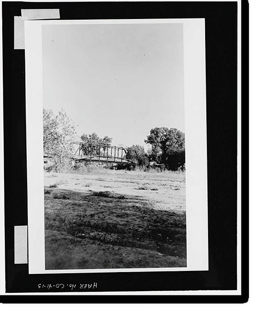 Historic Print, Fifth Street Bridge, U.S. 50 at Colorado River, Grand