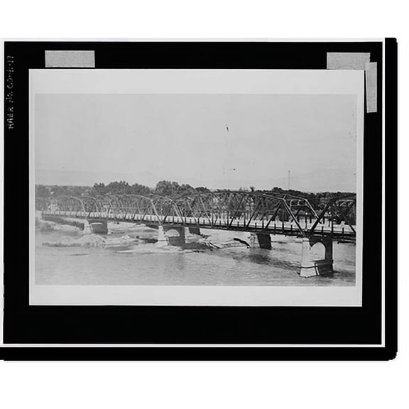 Historic Print, Fifth Street Bridge, U.S. 50 at Colorado River, Grand Junction, Mesa County, CO - 17, 16" x 20"