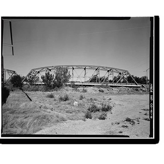 Historic Print, Fifth Street Bridge, U.S. 50 at Colorado River, Grand Junction, Mesa County, CO - 4, 16" x 20"