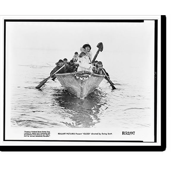 Historic Print, [Film still from igloo, a 1932 movie from Universal City Studios], 16" x 20"
