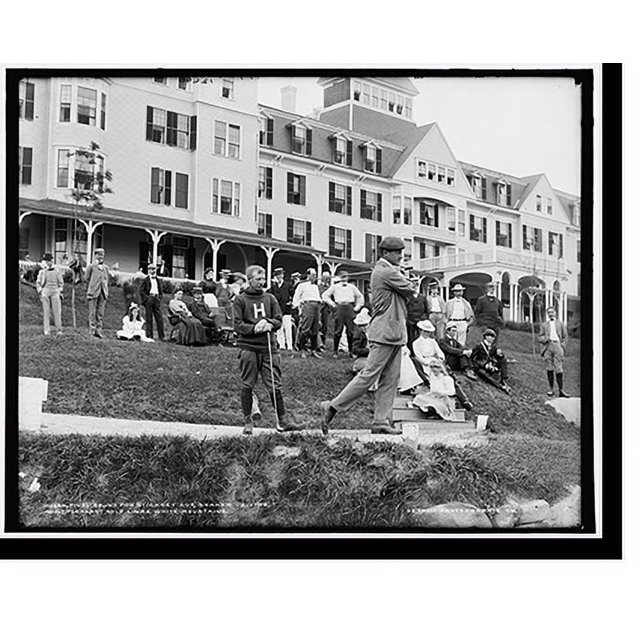Historic Print, Final round for Stickney Cup, Graham driving, Mount