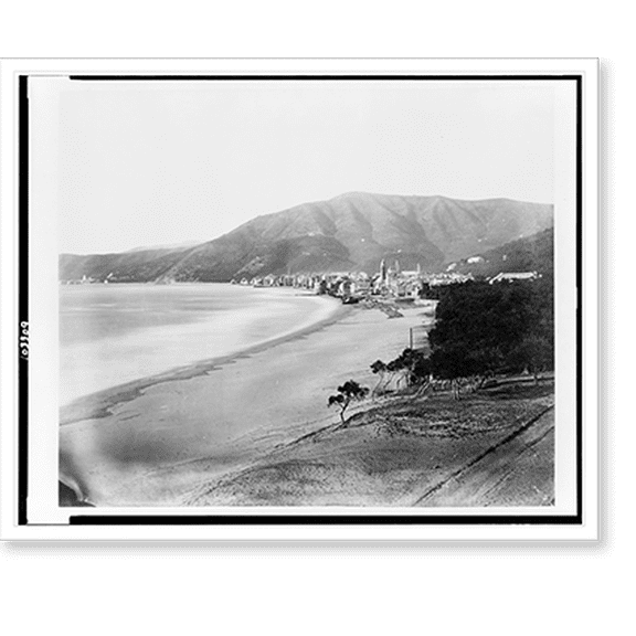 Historic Print, Finale Marina. Carniche route, 18" x 24"