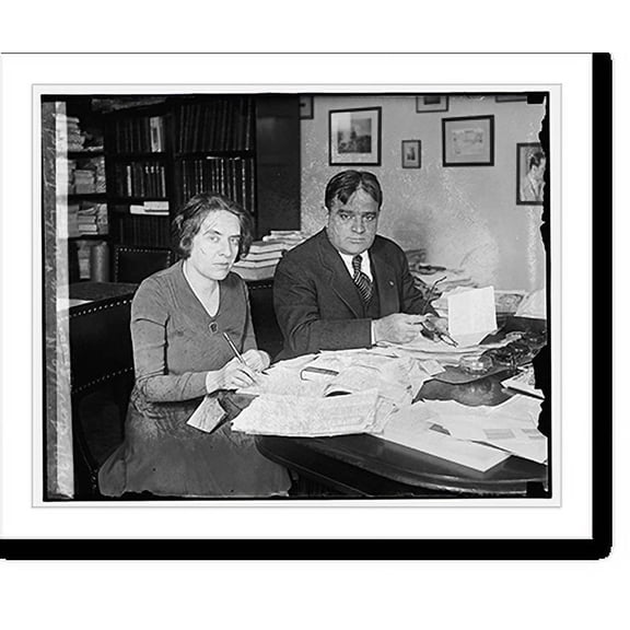 Historic Print, Fiorello H. La Guardia & Miss Molly Hoenstein, 5/8/29, 18" x 24"