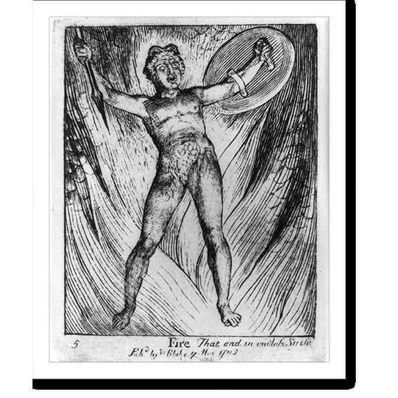 Historic Print, Fire, 18" x 24"