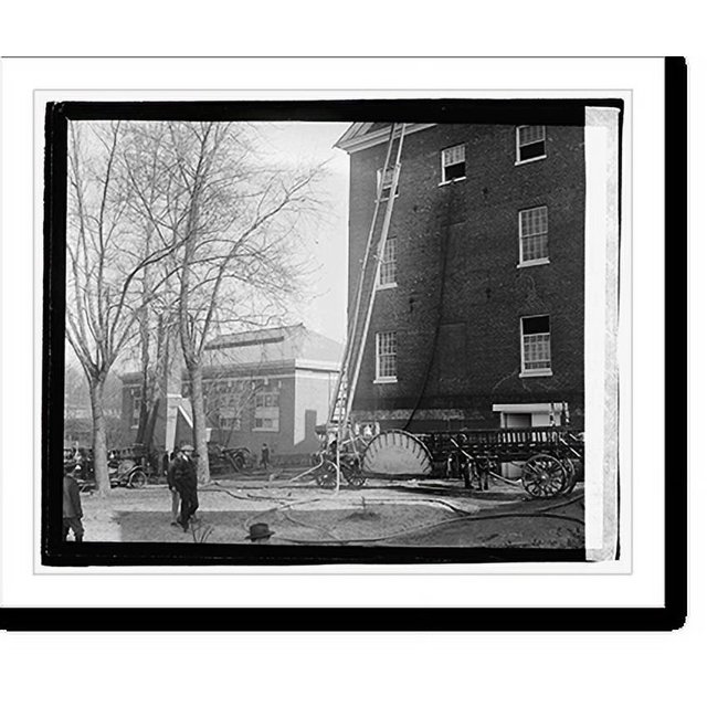 Historic Print, Fire, College, 16" x 20"