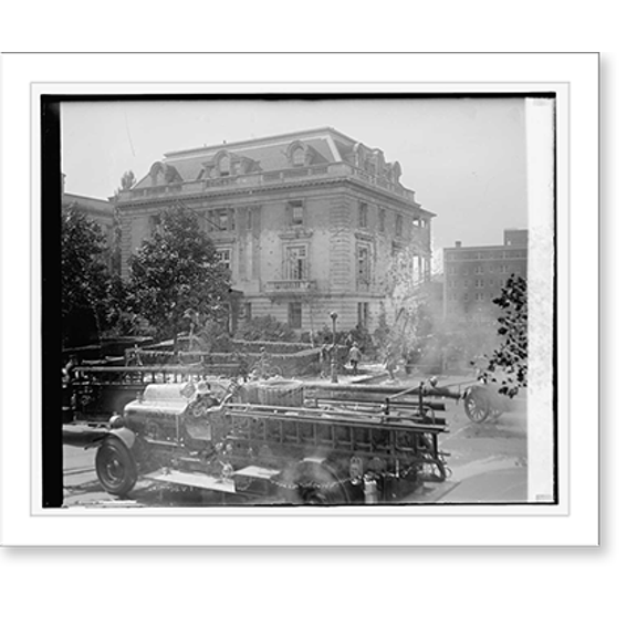 Historic Print, Fire, Polish Legation, 11/19/26, 16" x 20"