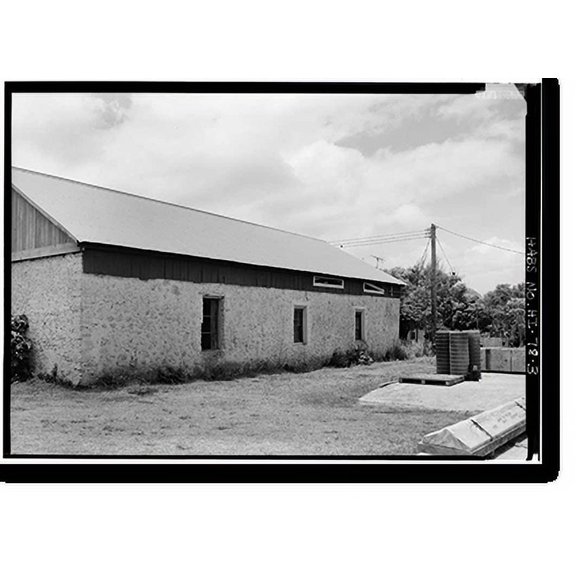 Historic Print, Fire Station, Moloka'i Island, Kalaupapa, Kalawao County, HI - 3, 16" x 20"