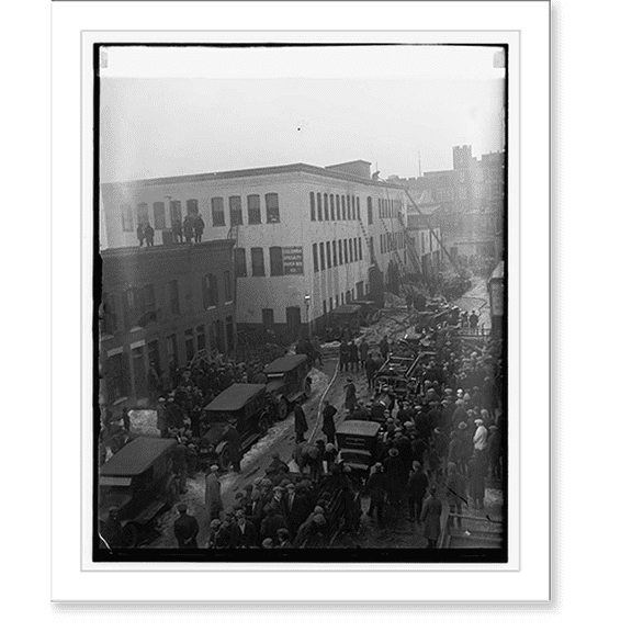 Historic Print, Fire at Columbia Specialty Paper Box Co., 1/23/25, 16" x 20"