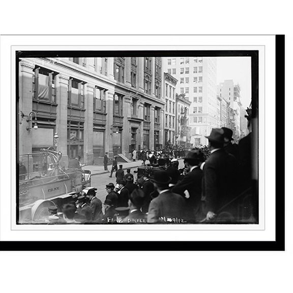 Historic Print, Fire drill, 16" x 20"