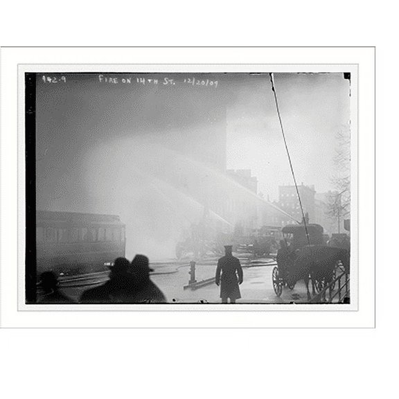 Historic Print, Fire on 14th St., 12/20/09, 18" x 24"